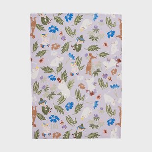 Moomin Arabia Moomin theedoek 50x70 cm Lila-off-white