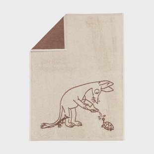 Moomin Arabia Moomin handdoek 50x70 cm Sniff bruin Moomin Arabia Moomin handdoek 50x70 cm Sniff bruin