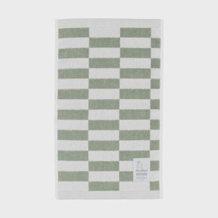 Moomin Arabia Moomin handdoek 30x50 cm Ruitjes groen