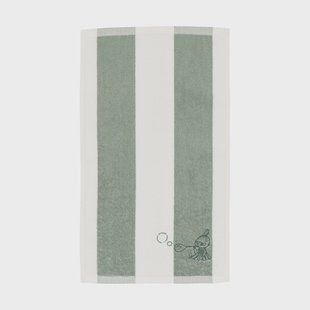 Moomin Arabia Moomin handdoek 30x50 cm Lilla My groen-wit