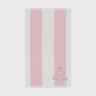 Moomin Arabia Moomin handdoek 30x50 cm Schelp roze-wit