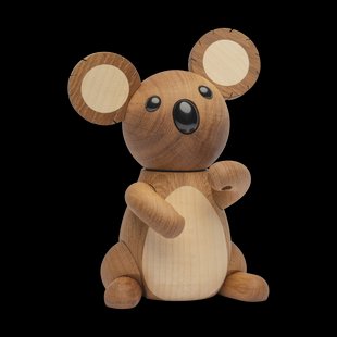 Spring Copenhagen Aussie koala decoratie 17,5 cm Eik