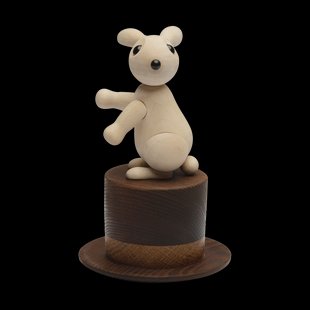 Spring Copenhagen The Magic Hat konijn decoratie 9,5 cm Esdoorn