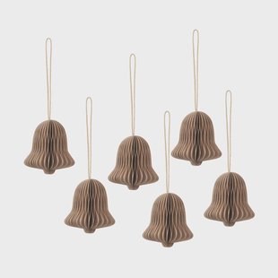 Broste Copenhagen Chime bel kerstornament Natural brown