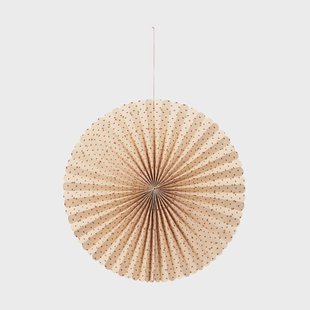 Broste Copenhagen Stella rozet adventster M Ø43 cm Natural-pompeian red