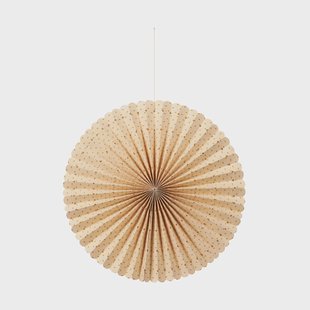 Broste Copenhagen Stella rozet adventster M Ø43 cm Natural-harvest gold