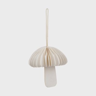 Broste Copenhagen Fungi kerstornament Off white