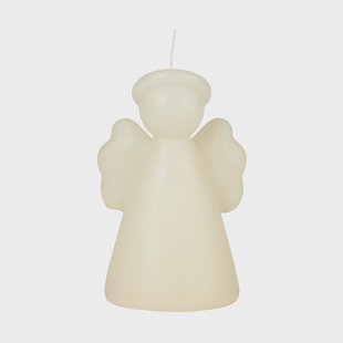 Broste Copenhagen Angel sculpture kaars 14 cm Off white