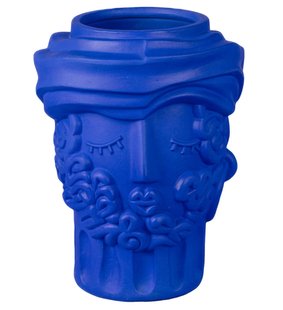 Seletti Magna Graecia Man Bloempot Kobaltblauw