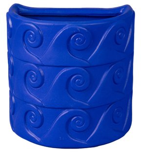 Seletti Magna Graecia Bloempot Wand Onde Kobaltblauw