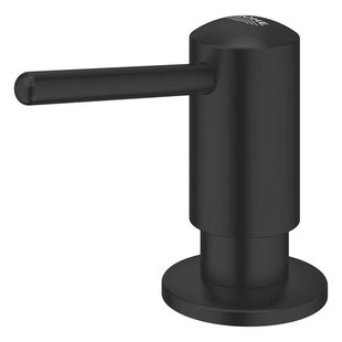 GROHE Contemporary Zeepdispenser - inbouw - mat zwart 1021652430 GROHE Contemporary Zeepdispenser - inbouw - mat zwart 1021652430