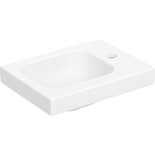 Geberit Icon light fontein 38cm 1 kraangat rechts zonder overloop mat wit 501.830.jt.1