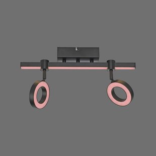 JUST LIGHT. GmbH JUST LIGHT. Plafondlamp LOLAsmart Bileda, 2-lamps, zwart