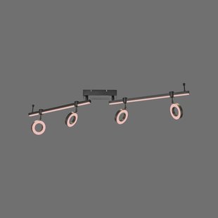 JUST LIGHT. GmbH JUST LIGHT. Plafondlamp LOLAsmart Bileda, 4-lamps, zwart