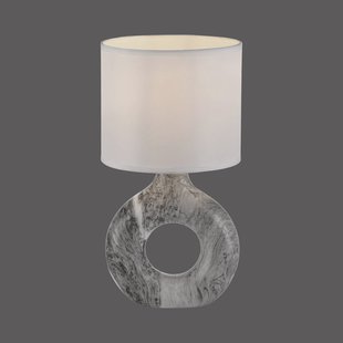 JUST LIGHT. GmbH JUST LIGHT. Carara tafellamp, voet keramiek, grijs