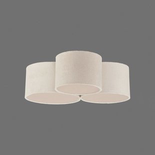 JUST LIGHT. GmbH JUST LIGHT. Groene Duro plafondlamp, textiel, 3-lamps
