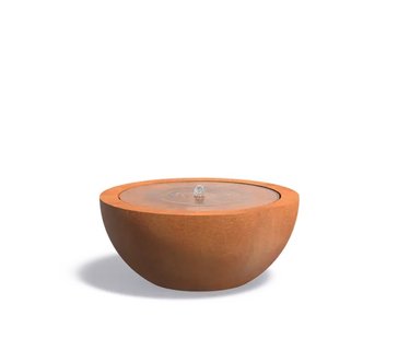 Watertafel BAYOU cortenstaal 100x43cm.