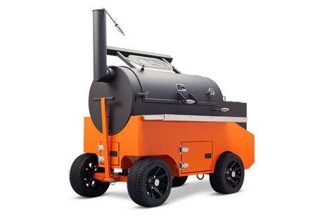 Yoder Smokers Cimarron on Cart 26 | Showroommodel