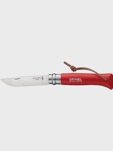 Opinel - zakmes no. 8 - Tradition Colorama - rood