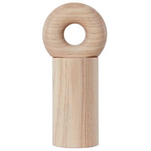 OYOY Hoop Peper- En Zoutmolen Naturel Essenhout