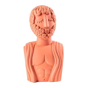 Seletti Magna Graecia Bust Man Decoratie Terracotta