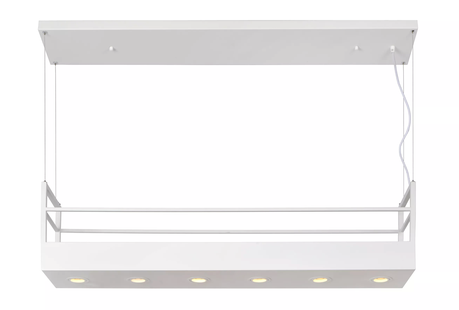 Lucide Miravelle - hanglamp - 110 x 22 x 160 cm - wit