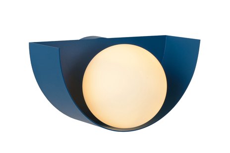 Lucide Benni - wandverlichting - 21 x 12 x 10,5 cm - blauw