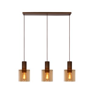 Lucide Toledo - hanglamp - Ø 20 x 165 cm - amber