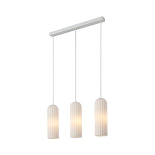 Nordlux Miella - hanglamp 3L - 52 x 10 x 160 cm - wit