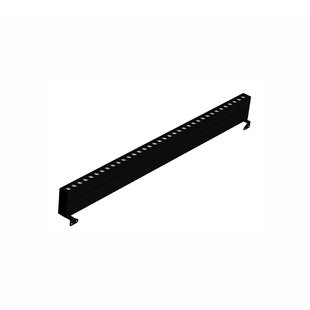 Nova Luce Wall Washer - 100 x 6,5 x 12 cm - 36W LED incl. - IP67 - zwart