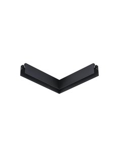 Nova Luce Buxton - Q-connector voor magnetische rails opbouw of gependeld- 29 x 29 x 6,1 cm - zand zwart