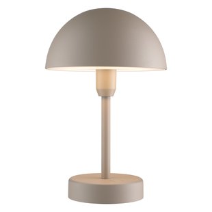 Nordlux Ellen To-Go - draadloze buiten tafellamp met laadstation - Ø 16 x 25 cm - 3 stappen dimbaar - 2,8W LED incl. - IP44 - beige