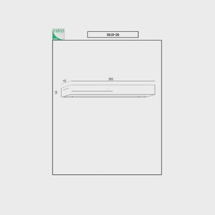 Fabas Luce LED wandlamp Banny, antraciet, breedte 50cm, Up- & Downlight