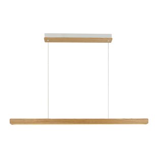Nordlux Ilgas - hanglamp - 115 x 200 x 4,4 cm - 47W dimbare LED incl. - hout