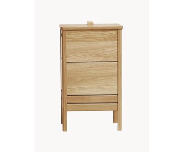 Wasmand A Line van eikenhout