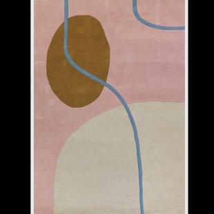 Finarte - Vloerkleed Ruukku Wool Rug Pink - 160x230 cm