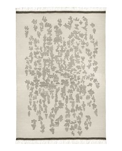 Finarte - Vloerkleed Saaristo Wool Rug White Grey - 140x200 cm