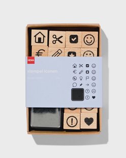 HEMA Stempelset iconen 21-delig