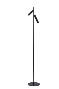 Lucide Philon - Leeslamp - Ø 23 x 140 cm - 2 x 4,5W dimbare LED incl. - zwart