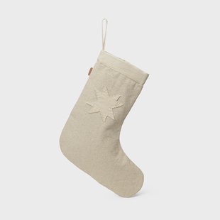 Ferm Living Vela kerstsok Natural