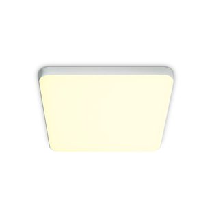 ONE Light Floating Square Panels Adjustable Cut Out Hole - plafondverlichting - 12 x 12 x 1 cm - 10W LED incl. - aluminium - warm witte lichtkleur