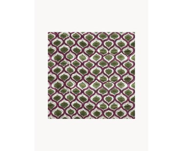 Handbedrukte stoffen servetten Azra, 4 stuks