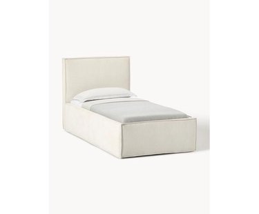 Corduroy eenpersoonsbed Dream met opbergruimte