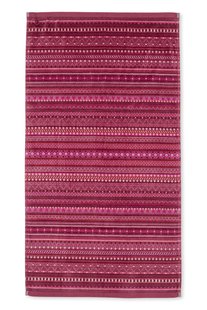 Pip Studio Badhanddoek Geometric Print Donkerroze 55x100cm