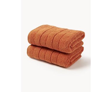 Handdoek Luxe met gestreepte rand, in verschillende formaten