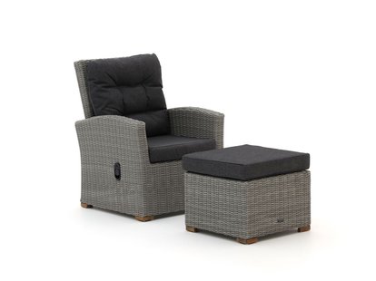 Intenso Mazzano lounge tuinstoel verstelbaar met voetenbank - Laagste prijsgarantie!