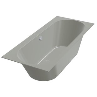 Ligbad Beterbad Xenz Madeira 160x75 cm Inclusief Badpoten Cement