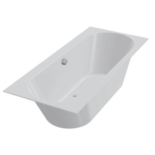 Ligbad Beterbad Xenz Madeira 170x75 cm Inclusief Badpoten Wit