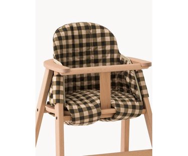 Kinderstoel zitkussen Growing Green van biologisch katoen