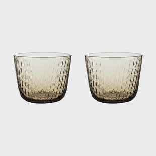 Marimekko Syksy drinkglas 2 dl 2-pack Brown